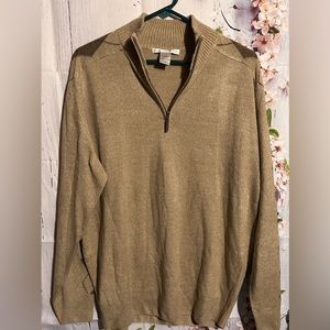Geoffrey Beane 1/4 zip sweater L